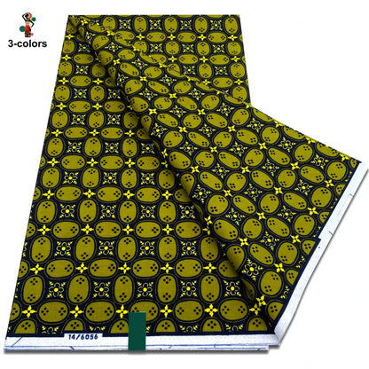 2026 African Ankara Wax Print Fabric - 100% Cotton Soft Dutch Hollandais Pagne for Dresses