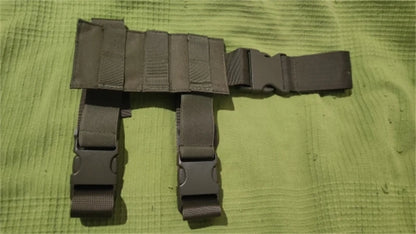 Universal Drop Leg Holster - MOLLE Thigh Platform for Hunting & Paintball with Adjustable Straps