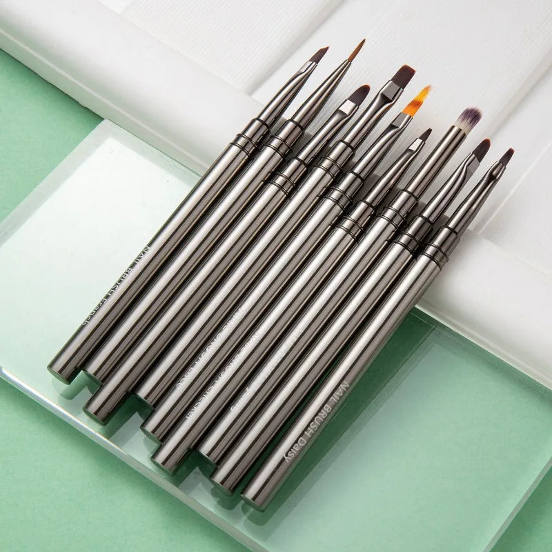Nail Art Liner Brushes – Striping & Drawing Pens for Elongated Lines, 6–25mm Professional Manicure Design Tools