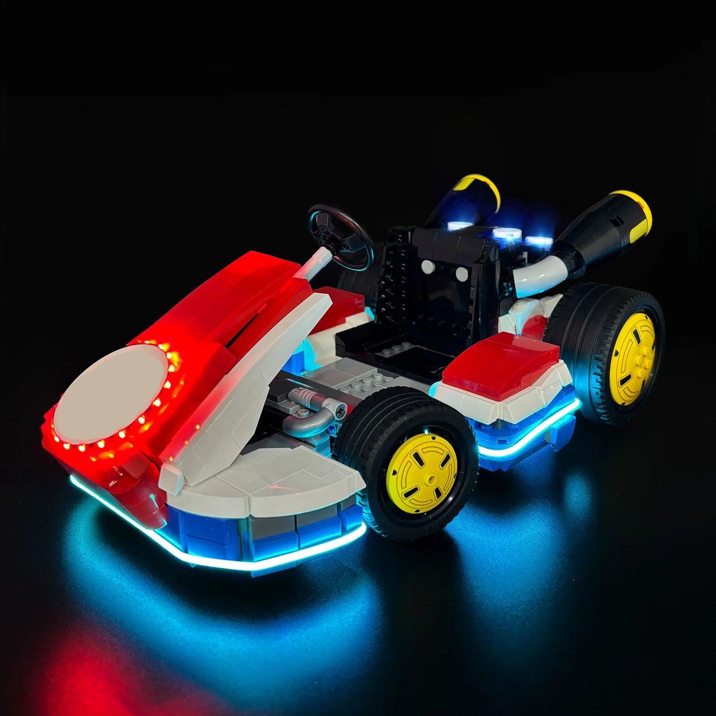 LED Light Kit for LEGO Mario Kart 72037 - Lighting Set for Mario & Standard Kart Building Blocks
