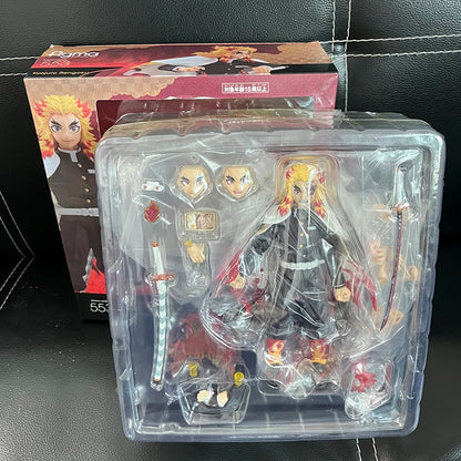 Figma Demon Slayer Action Figures – Rengoku, Tanjirou, Nezuko & Zenitsu Kimetsu no Yaiba Toys