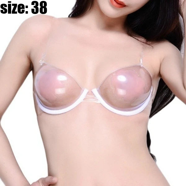 Transparent TPU Bra - Comfortable Invisible Strapless Bikini Cup Women's Lingerie Top