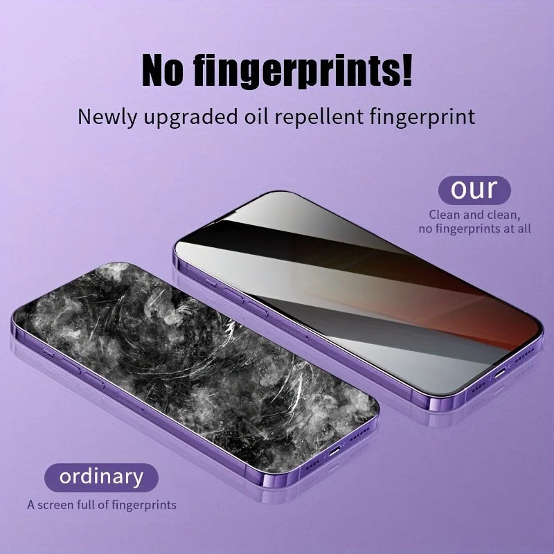 Anti-Spy Privacy Tempered Glass Screen Protector for Samsung Galaxy A Series - HD Security Film with Scratch Protection