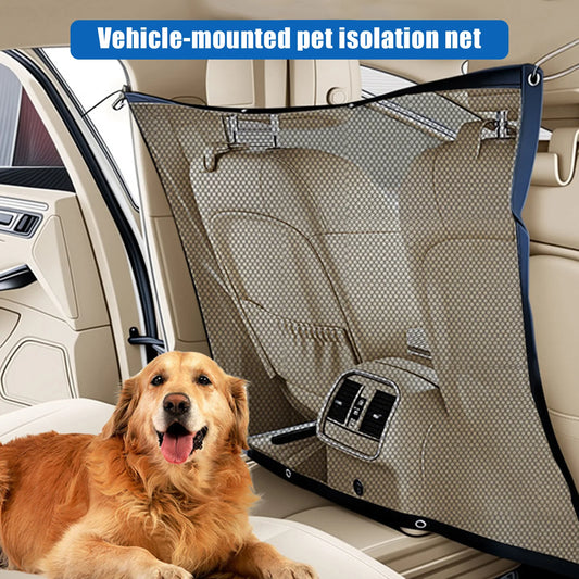Pet Car Safety Barrier Net – Backseat Dog & Child Restraint Divider for Secure Vehicle Travel Protection