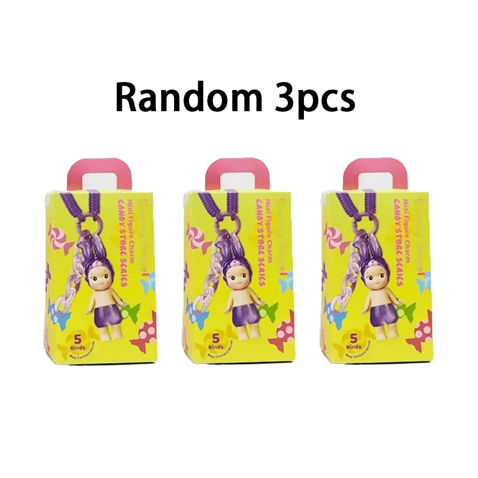 S Angel Candy House Series Blind Box – Cute Doll Keychain Pendant, Handmade Birthday Gift