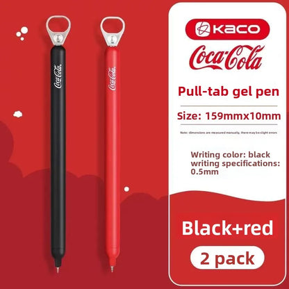 KACO Lingyue Pull-Tab Gel Pens - Multi-Color Quick-Dry Smooth Writing Stationery Collection