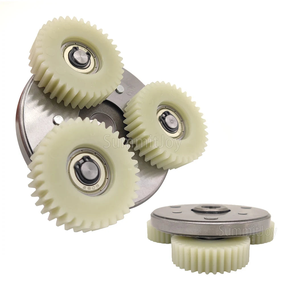 36T E-Bike Motor Gear Clutch Kit - 47 × 13.5mm Nylon Planetary Gears with 88mm Clutch for Bafang 500W Electric Motors