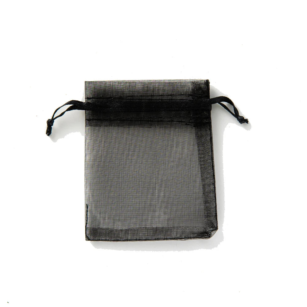 50pcs Gold Drawstring Bags – Jewelry, Candy, and Gift Pouches for Small Business Packaging