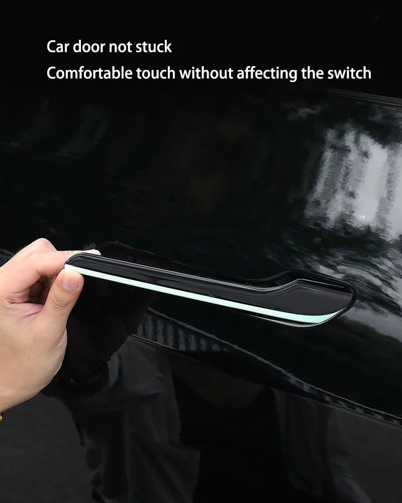 Tesla Model 3/Y Car Door Handle Stickers – Anti-Scratch, Luminous & Scratch-Resistant Car Accessories