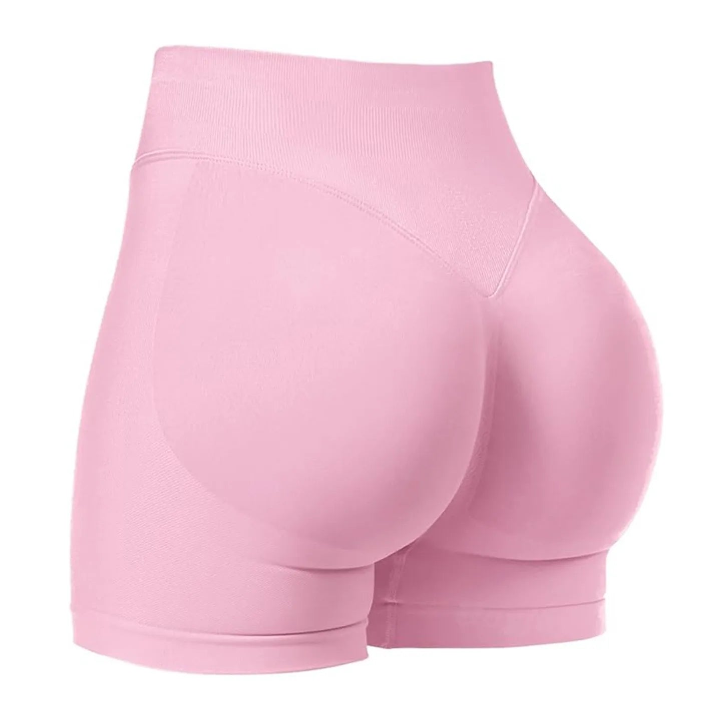 Women’s Summer Low-Waist Seamless Shorts – High-Stretch Gym, Yoga, Running & Cycling Shorts