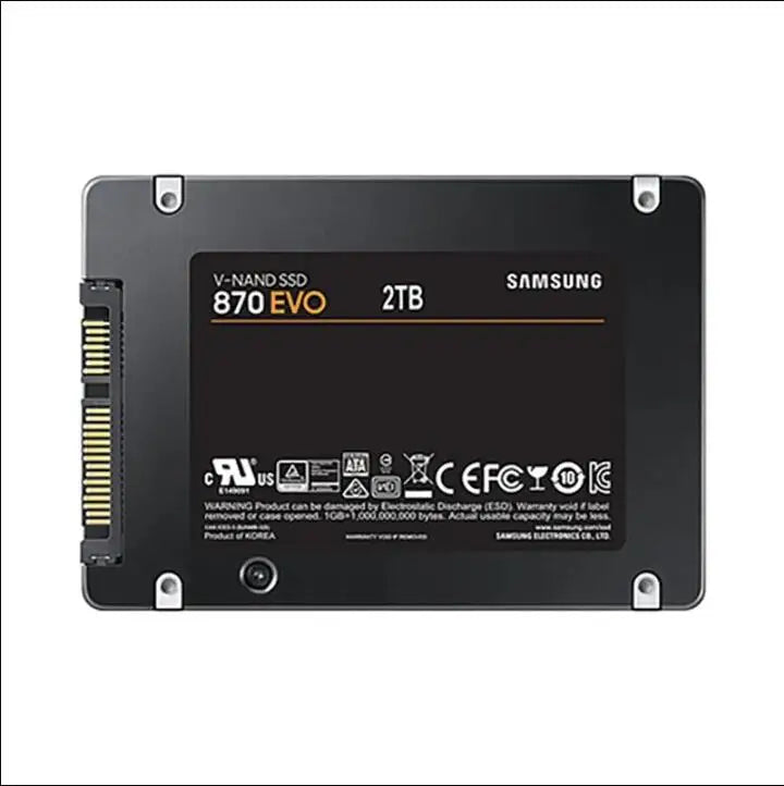 SAMSUNG 870 EVO SSD – 1TB, 2TB, 500GB, 250GB Internal Solid State Drive, SATA3 2.5 Inch for Laptop & Desktop PC