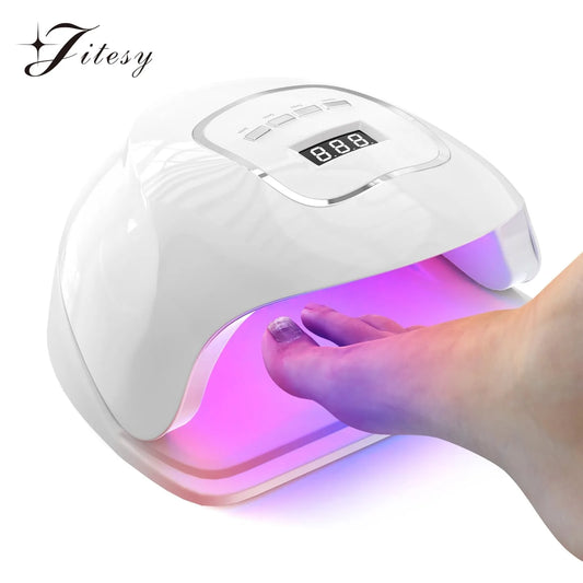 Laser Nail Fungus Treatment Device – Dual 15x470nm Blue & 30x650nm Red Light with Digital Display Nail Care System