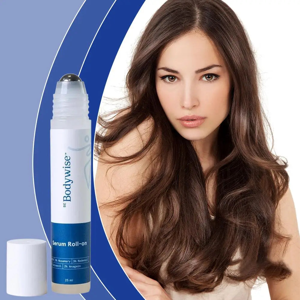 Bodywise Rosemary Hair Care Roll-On Serum - Anti-Frizz, Oil-Control and Hair Strengthening Essence