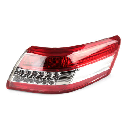 Toyota Camry 2010–2011 Rear Outer Tail Light Assembly - Red Clear Turn Signal & Brake Stop Lamp