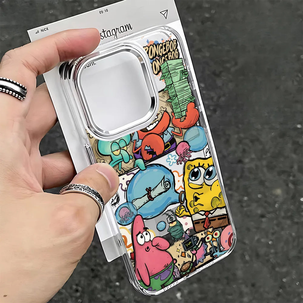 Funny Cartoon Phone Case - Soft Clear Protective Cover for iPhone 17, 16, 15, 14, 13 & More