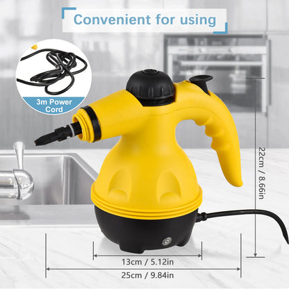 Handheld High-Temperature Steam Cleaner – Multi-Surface Kitchen, Bathroom & Car Cleaning Tool