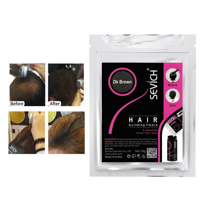 SEVICH Keratin Hair Fiber 100g – Hair Thickening & Building Powder Spray, Instant Regrowth & Hair Loss Concealer