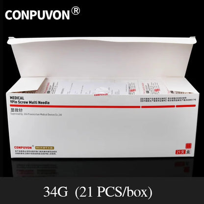 32G/34G Medical Disposable Nine-Needle Head – Pain-Free Ultra-Fine Connection for Beauty Machines