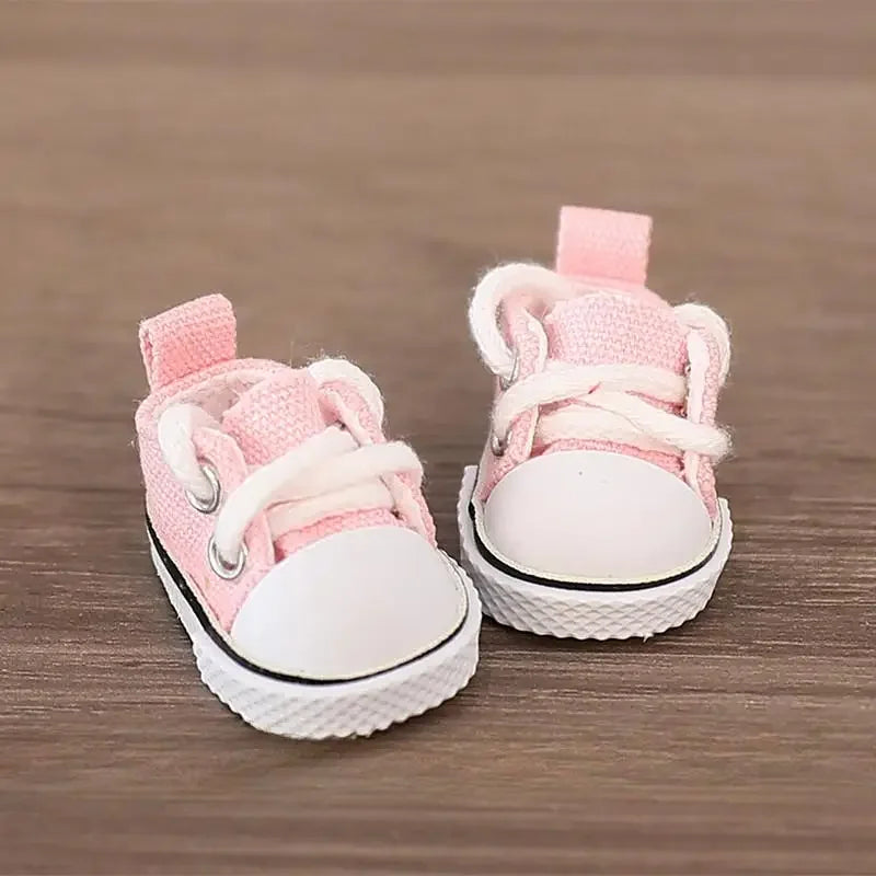17cm LABUBU Cotton Doll Shoes - Casual Sports Footwear for Dolls, Accessories for Labubu Outfits (Only shoes)