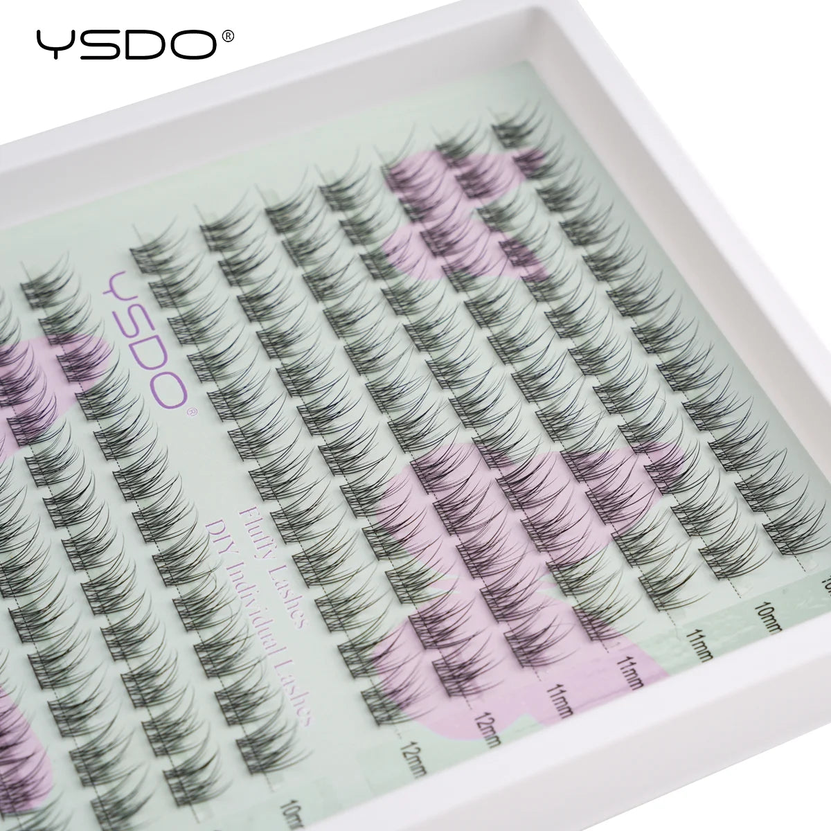 YSDO Premade Volume Fans Eyelash Extensions – 10/14 Rows Natural Mink Individual Cluster Lashes for Makeup