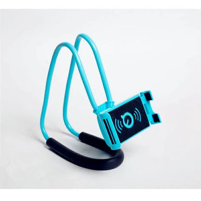 360° Flexible Neck Phone Holder - Hands-Free Hanging Stand for iPhone, Samsung & Xiaomi