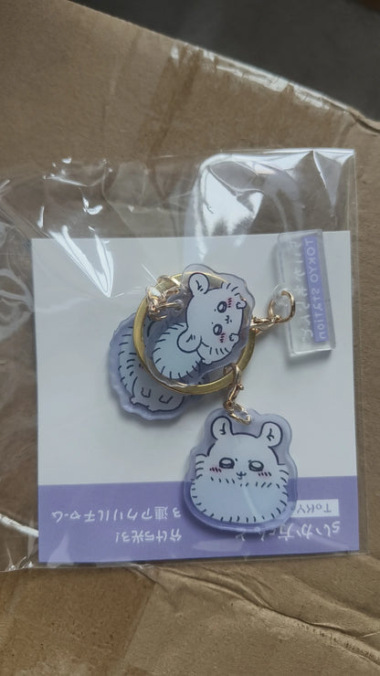 Chiikawa Hachiware USAGI Momoka Acrylic Keychain – Cute Cartoon Pendant for Bags & Gifts