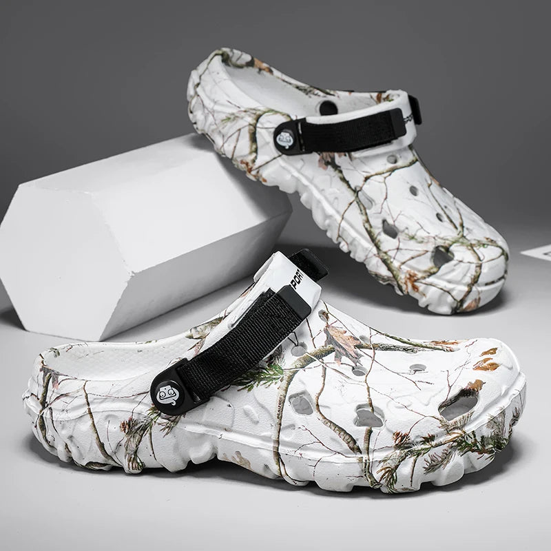 2024 Summer Men’s Sandals – Comfortable Lightweight Non-Slip Flip Flops for Home & Garden
