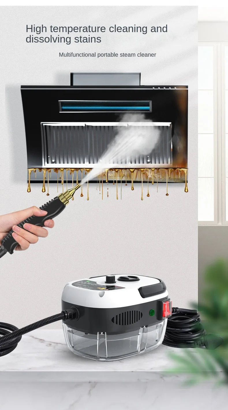 High-Temperature Steam Cleaner - Sterilization for Air Conditioning, Kitchen Hood, Home & Car, 110V US Plug / 220V EU Plug