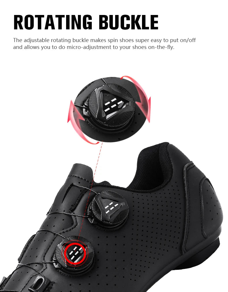 Men’s MTB Cycling Shoes — Flat Dirt & Road Bike Sneakers with SPD Cleats