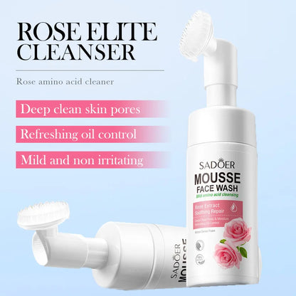 SAODER Fruits Facial Cleanser – Moisturizing & Hydrating Face Wash Foam with Massage for Skincare