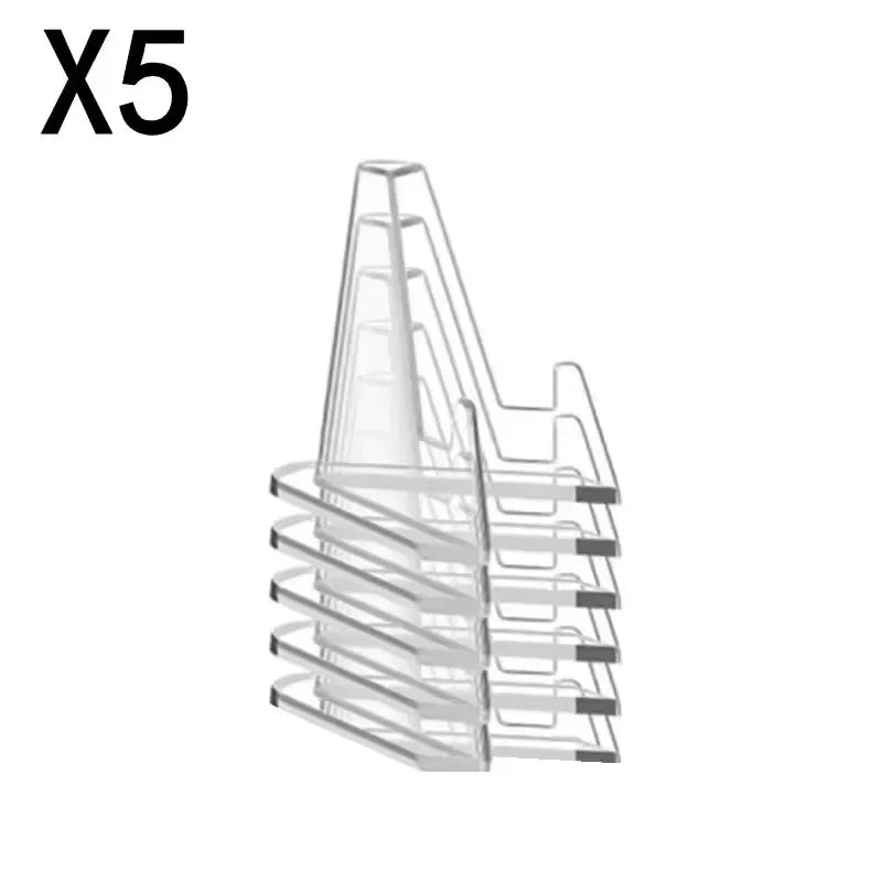 Clear Acrylic Coin & Card Display Stand – 1-30PCS Mini Easel Holder for Trading Cards, KPOP Idol Cards & Collectible Organizer Stand