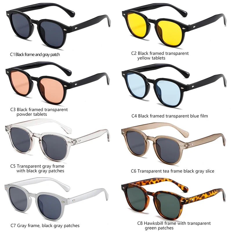 Vintage Rectangle Sunglasses – Luxury Designer Square Sun Glasses for Men & Women