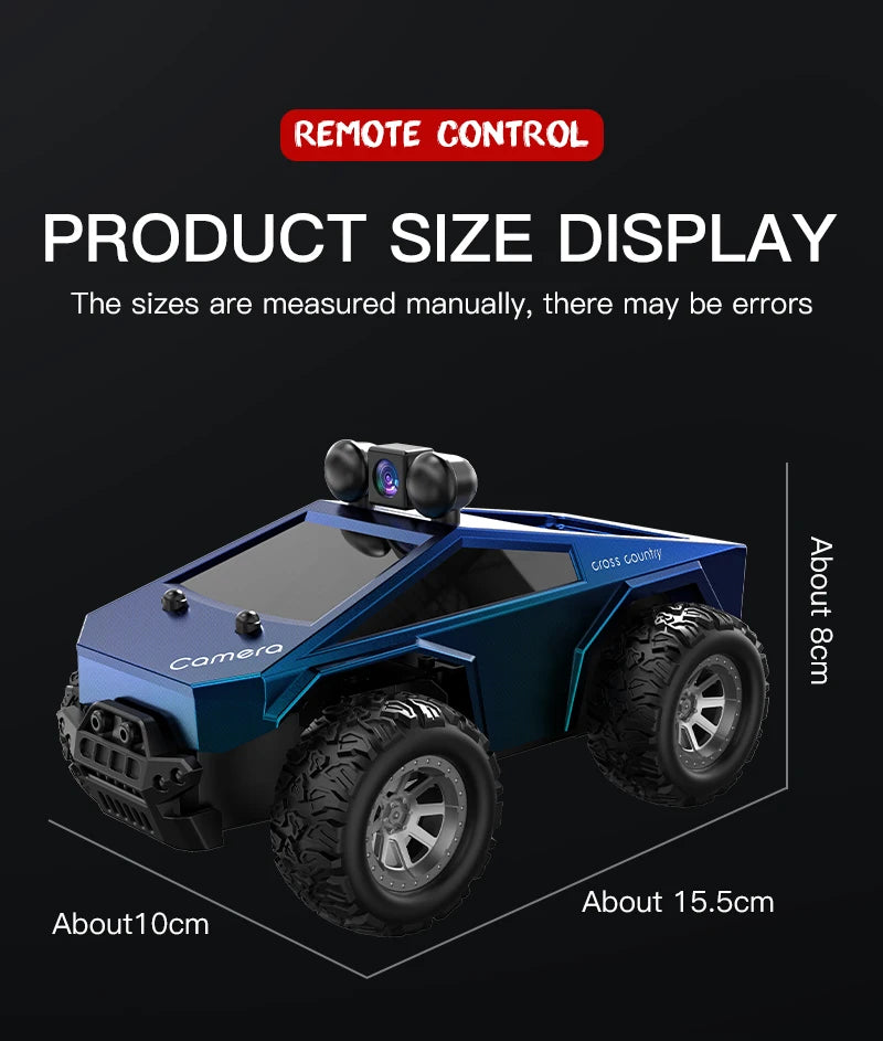 NEW KF29 RC Car with HD Camera – FPV Wireless Remote Control Toy for Photos, Videos & Conversation Gift