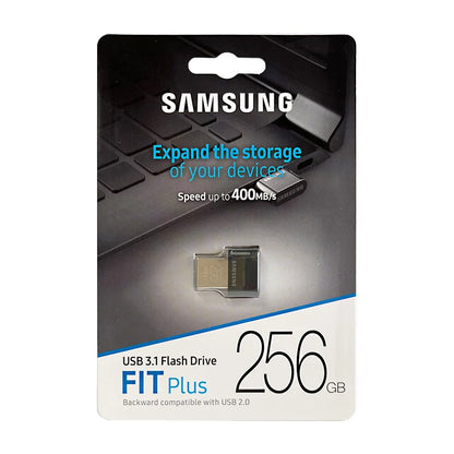 Samsung FIT Plus USB 3.1 Flash Drive - Metal Mini Pen Drive 64GB–256GB High-Speed Memory Stick