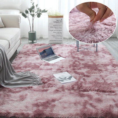Large Plush White Area Rug – Soft Fluffy Carpet for Living Room, Bedroom, Teen Room & Home Decor