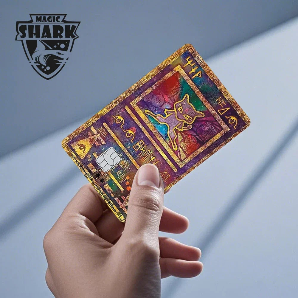 Magic Shark Evil FBI Holographic Laser Money & Card Sticker – Shiny Credit, Bank, Debit Film Cover