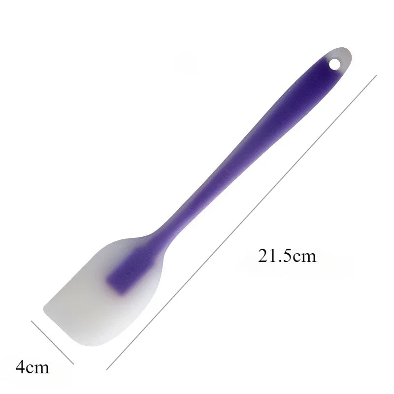 Food Grade Silicone Baking Spatula – Non-Stick Cream & Butter Scraper Kitchen Gadget for Cake & Pastry Cooking Use