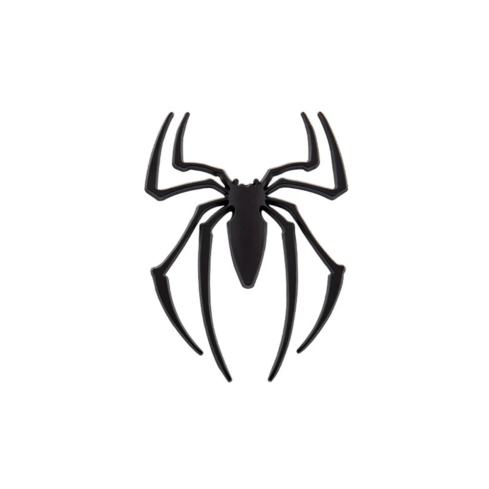 3D Metal Spider Car Sticker - Chrome Auto Emblem Badge for Exterior Styling & Vehicle Decoration