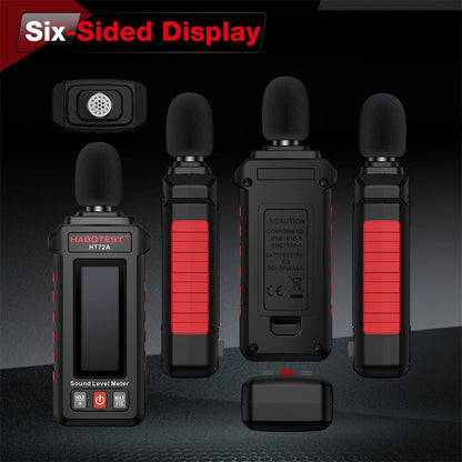 Digital Sound Level Meter - 30–130 dB Noise Detector for Room, Office, Factory, Studio & Traffic Noise Testing