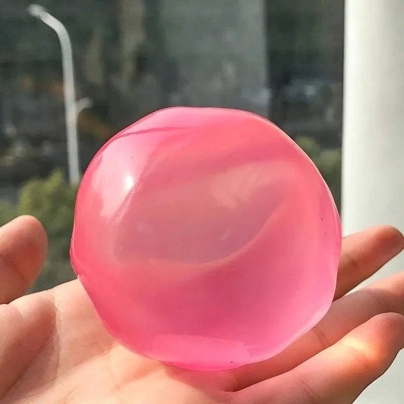 Moldable Pearl Coconut Oil Squishy Toy - Slow-Rising Sensory Stress Relief Ball
