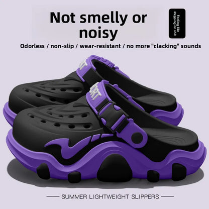 Men’s Arch Support Beach Sandals - Breathable Non-Slip Summer Shoes