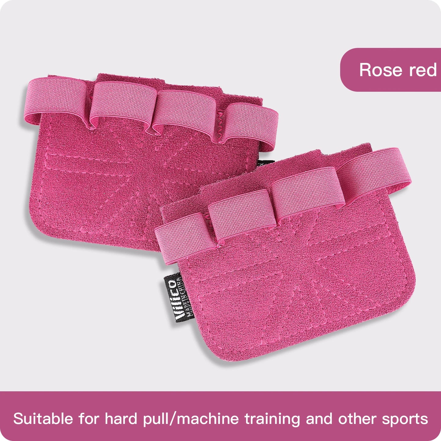 Leather Weightlifting Training Gloves with Palm Protection for Men & Women – Gym Workout, Pull Ups & Fitness Grips