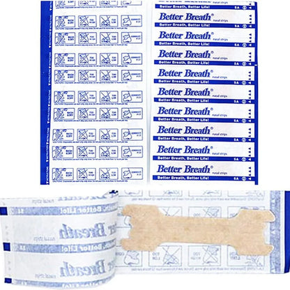 500/300/100PCS Breath Nasal Strips – Anti-Snore Nose Patches for Easier Breathing & Better Sleep
