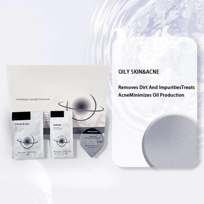 2024 CO2 Bubble Oxygenation Facial Machine — Rechargeable Skin Tightening with Capsules, Pods & Gels Box Set