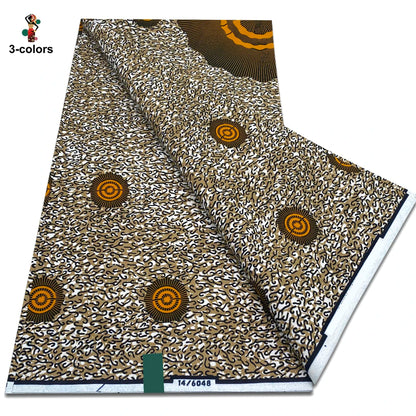 2026 African Ankara Wax Print Fabric - 100% Cotton Soft Dutch Hollandais Pagne for Dresses