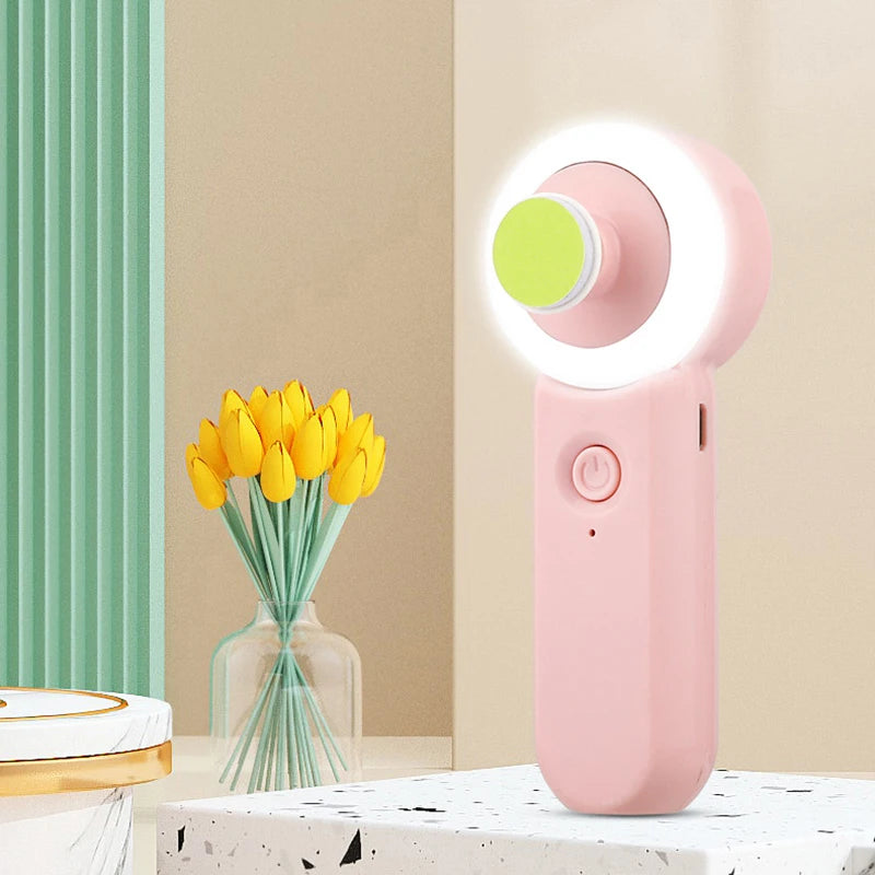 Rechargeable Luminous Newborn Electric Nail Clipper Set: Baby Anti-Clamping Scissors & Nail Grinder