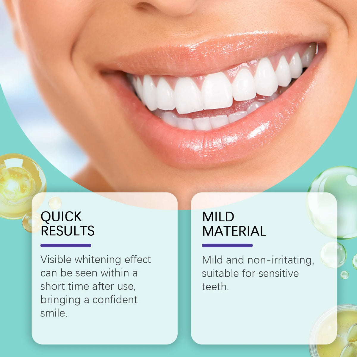 Teeth Whitening Strips - Tooth Stain Removal, Whitening Care, and Fresh Breath Oral Hygiene Treatment