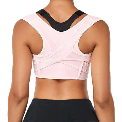 Adjustable Posture Corrector Back Brace – Breathable Upper Back, Neck & Shoulder Support for Clavicle & Lumbar Pain Relief