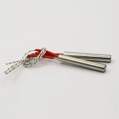 5pcs 220V Stainless Steel Cartridge Heaters - 6mm Tube Heating Elements 80W-300W Custom Sizes