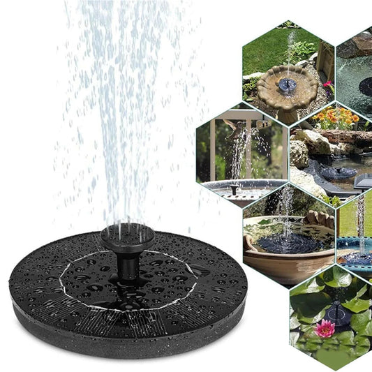 Solar Fountain Pump - Outdoor Floating Water Fountain for Ponds, Pools & Gardens